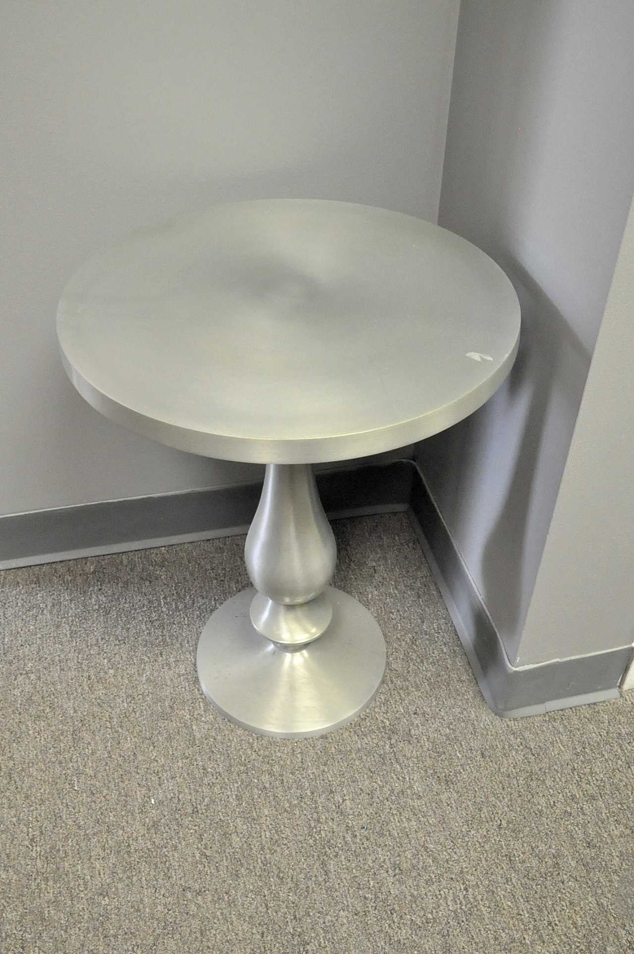 Lot-(1) Server Table and (1) Stand, (Contents Not Included) - MATERIAL HANDLING