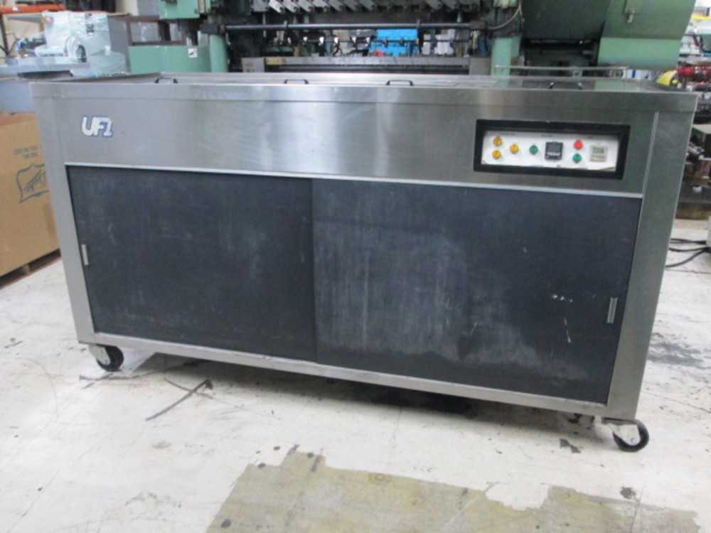UFI Aqueous 4 Stage Ultrasonic Wash System W/Electric Heat & (4)20"X 16" Sumps - PROCESS EQUIPMENT
