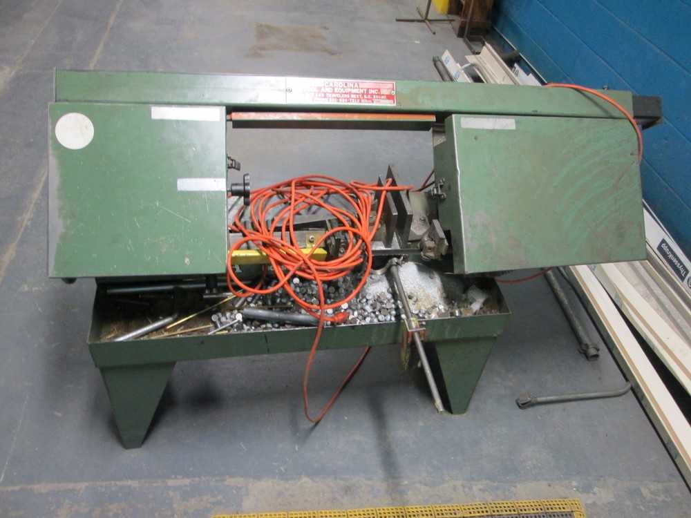Carolina Model HD10 3/4Hp 115V 1Ph Horizontal Band Saw 18" Throat 3/4"W Blade - METAL SAWS