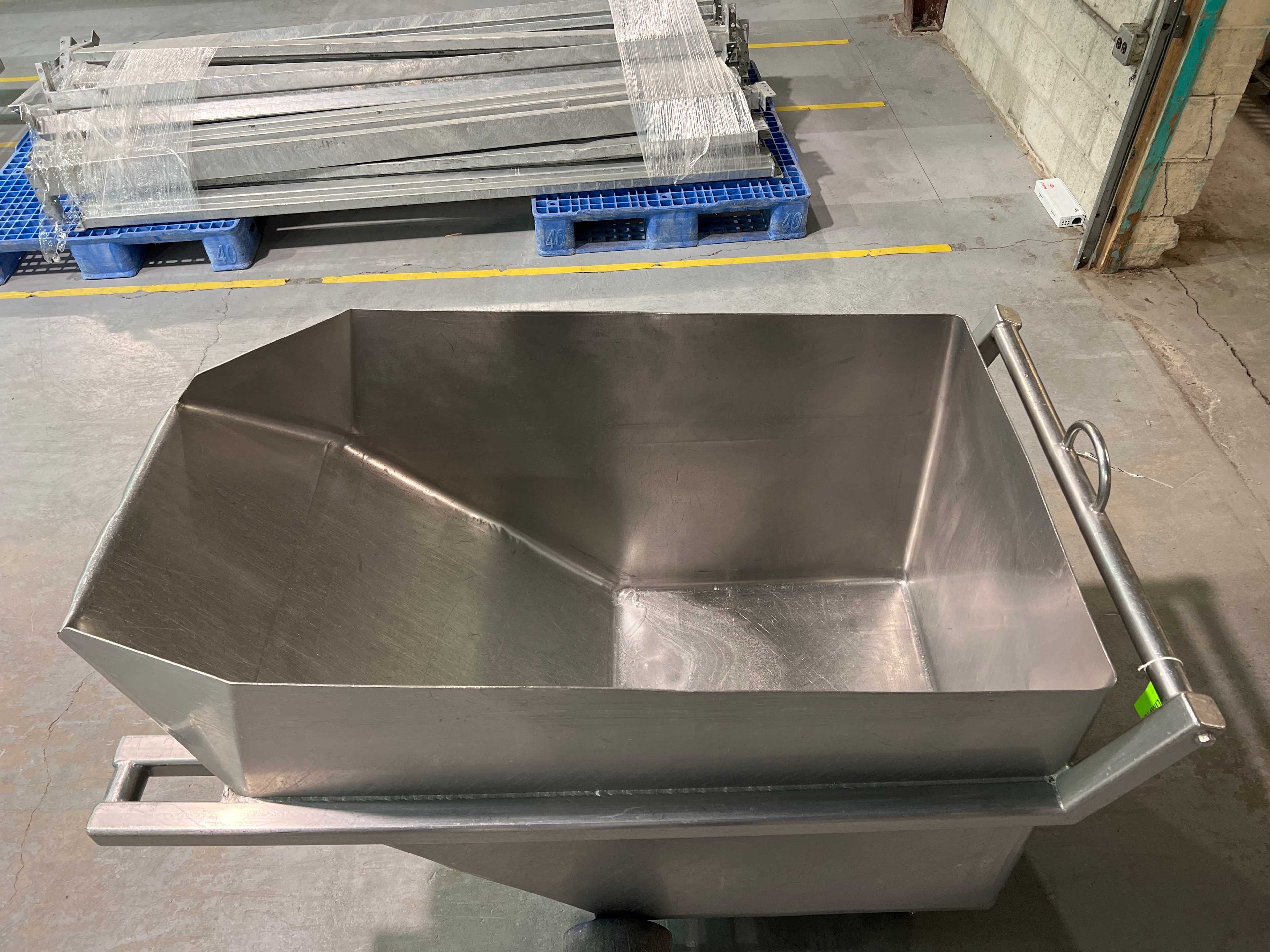 Stainless Steel Dump Cart Hopper