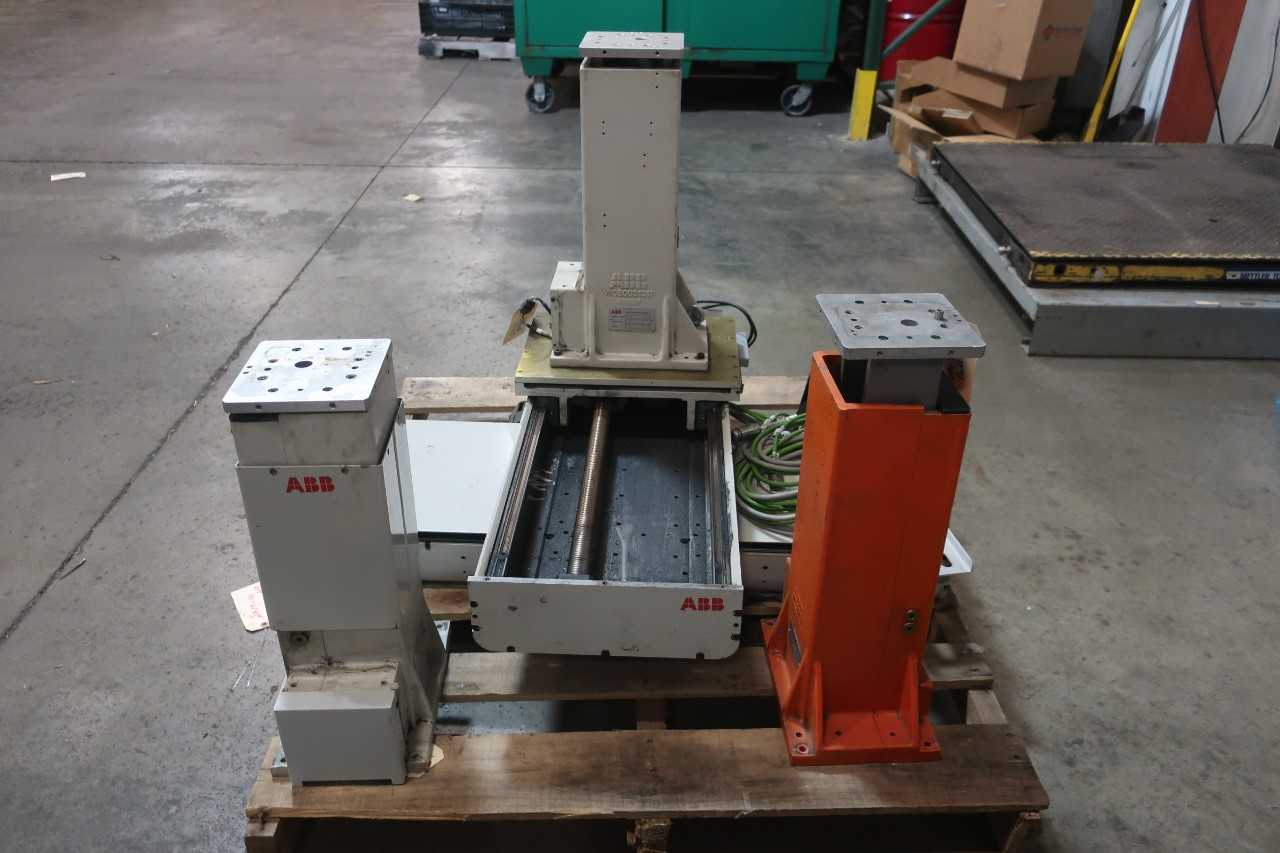 1 PALLET OF PROGRAMMABLE FLEX-PLP HYBRID POSITIONER ROBOT W/ COMPONENTS- ABB - INDUSTRIAL ROBOTS