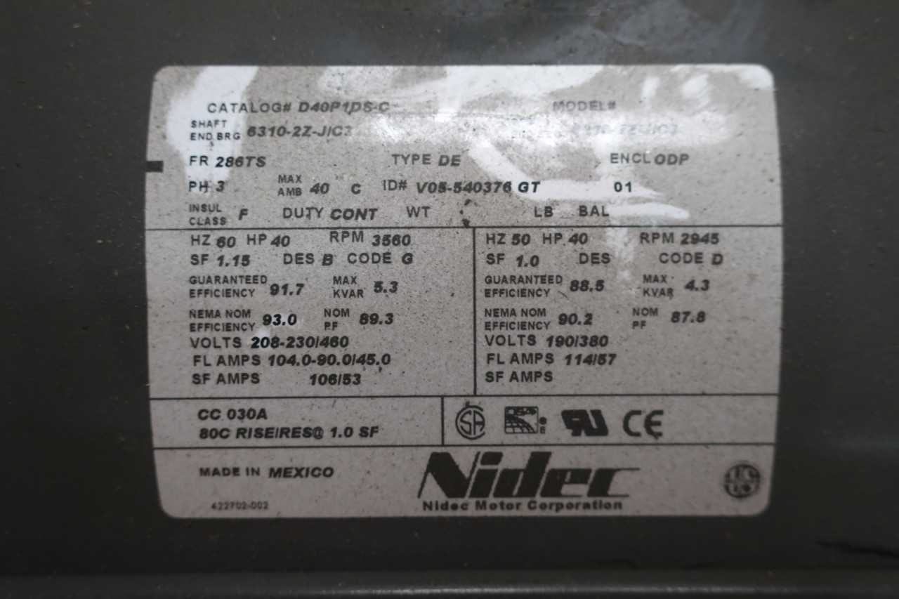 US MOTORS AC MOTOR - ELECTRIC MOTORS