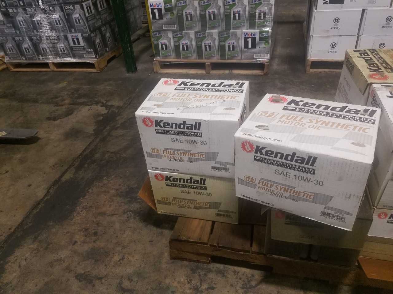 Lot of 11 Cases - KENDALL GT-1 FULL SYNTHETIC MOTOR OIL (TI) 10W30 12x1QT case - MISCELLANEOUS