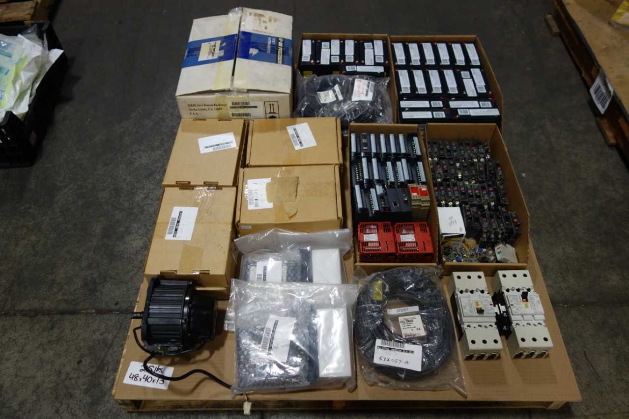 PALLET OF ASSORTED ELECTRICAL - ELECTRICAL COMPONENTS