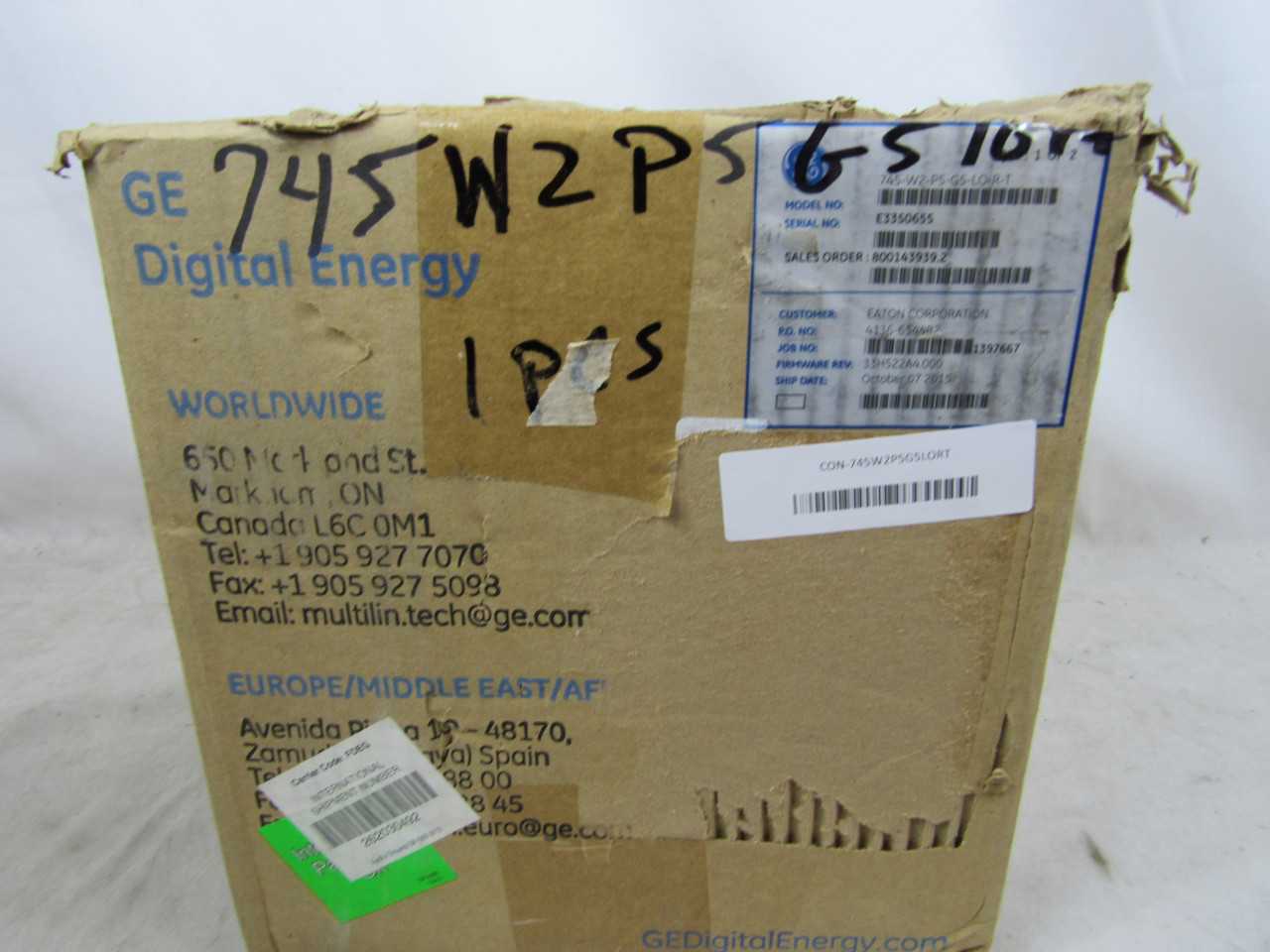 GE 745W2P5G5LORT I/O Module - AUTOMATION & CONTROLS