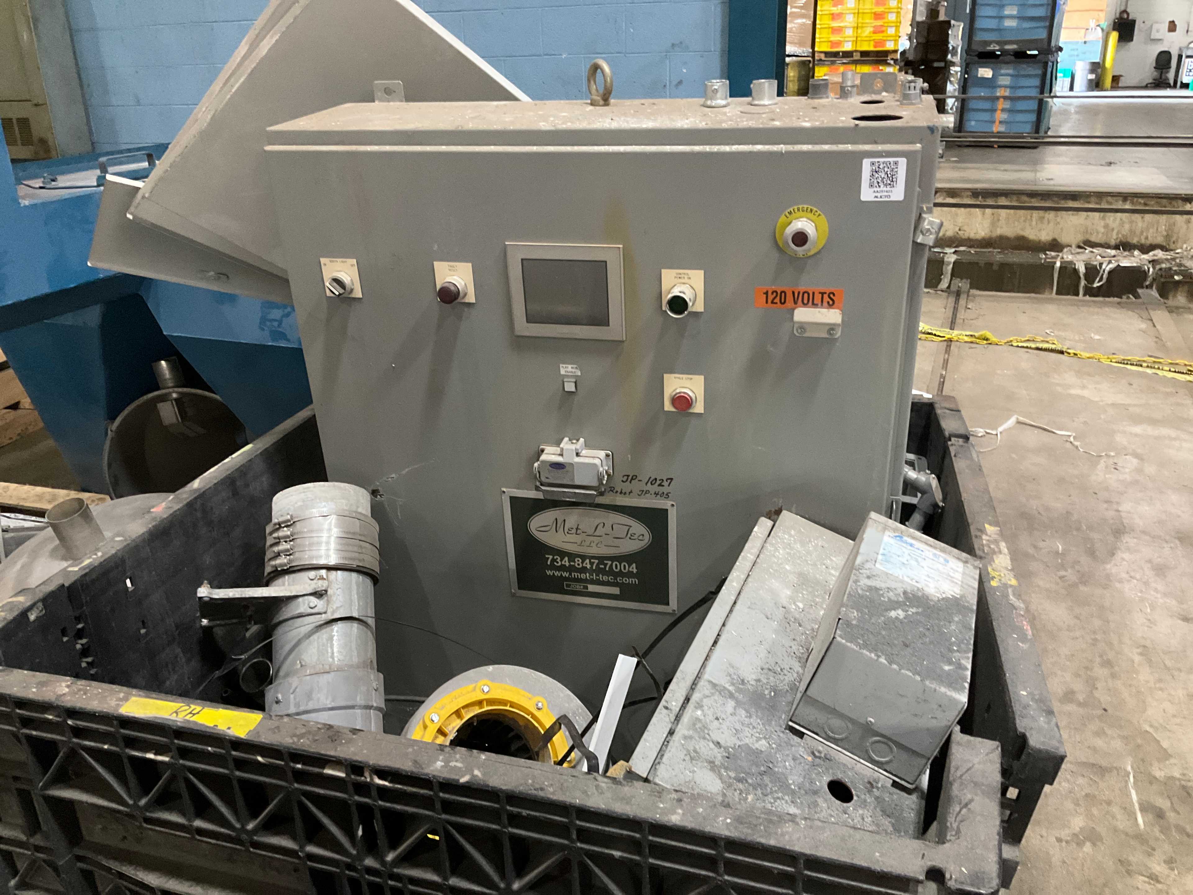 MET-L-TEC UV CONTROL CABINET WITH PARTS - CONTROL CABINETS