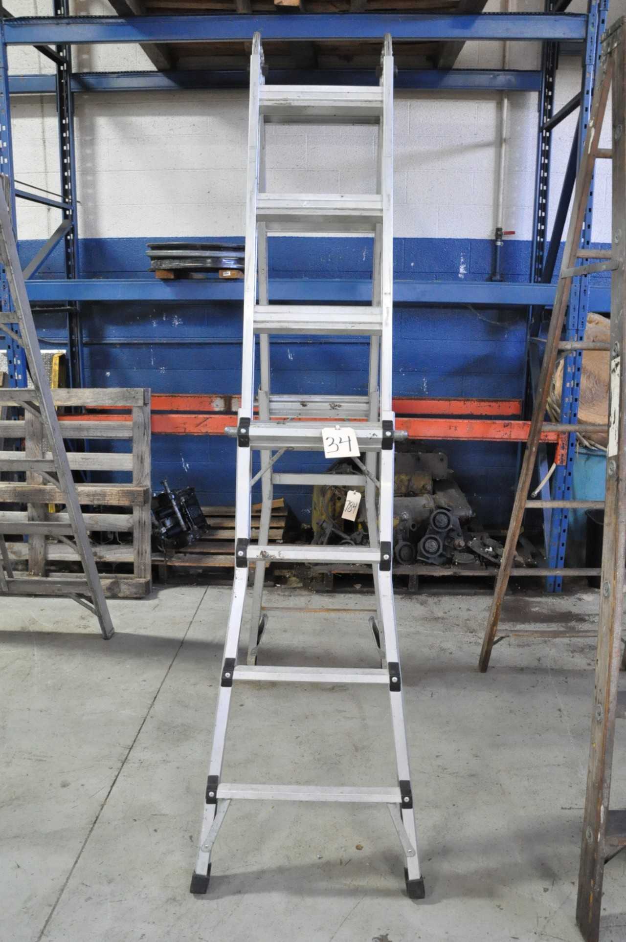 Cosco Aluminum Folding Ladder - MATERIAL HANDLING