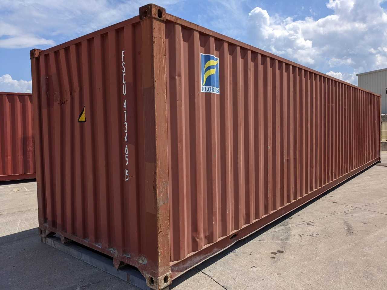 FLORENS 40FT STANDARD CUBE SHIPPING CONTAINER - INDUSTRIAL PARTS