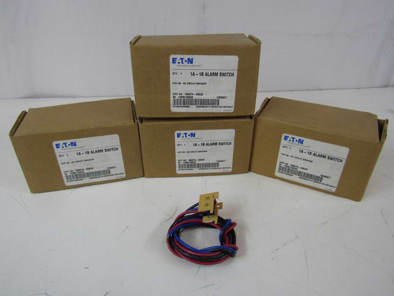 Lot of Quantity 4x 1288C75G03 MCCB Bell Alarms - ELECTRICAL COMPONENTS