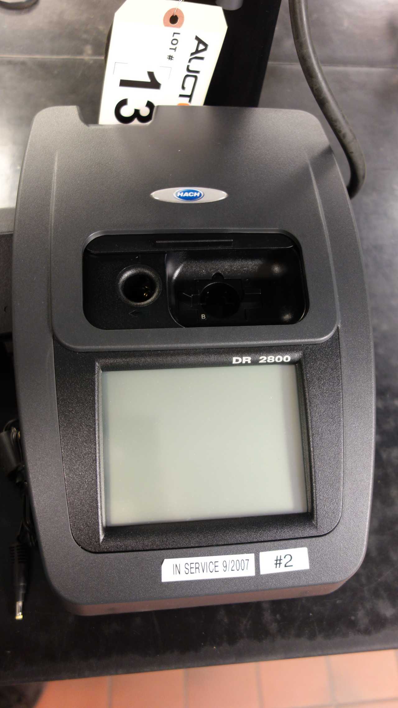 HACH DR2800 PORTABLE SPECTROPHOTOMETER - PLANT & FACILITY