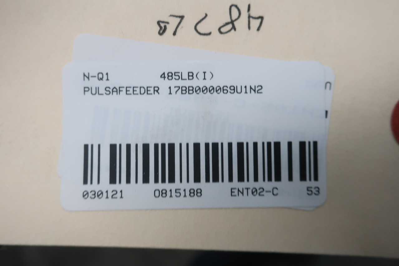 PULSAFEEDER 17BB000069U1N2 PULSA 7660 METERING PUMP - METERING PUMP