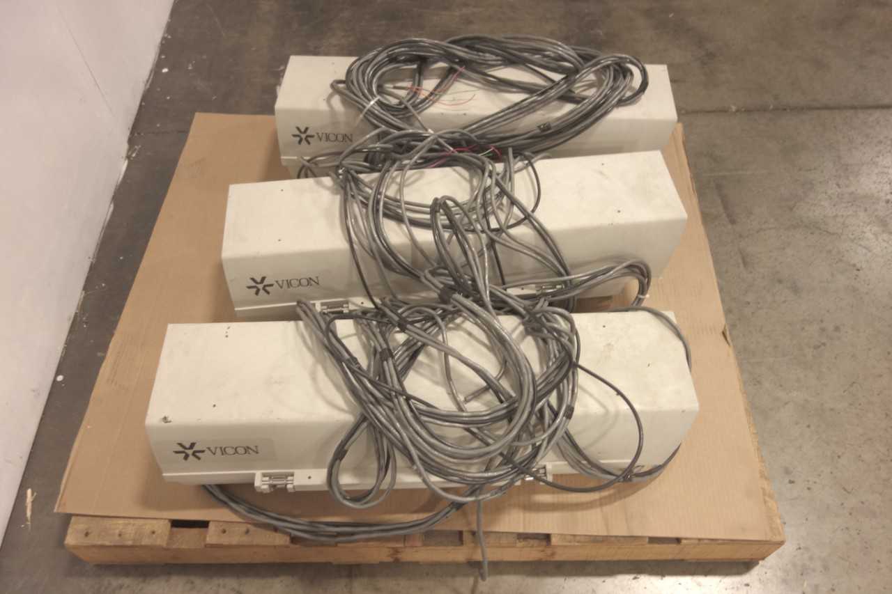 LOT OF 3 VICON SECURITY CAMERA HOUSING - SAFETY SWITCH
