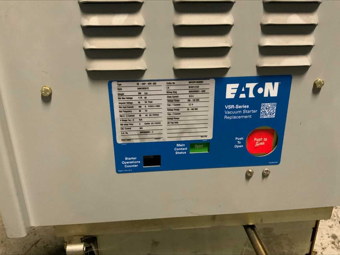 Eaton VR Series Vacuum Circuit Breaker - CIRCUIT BREAKERS