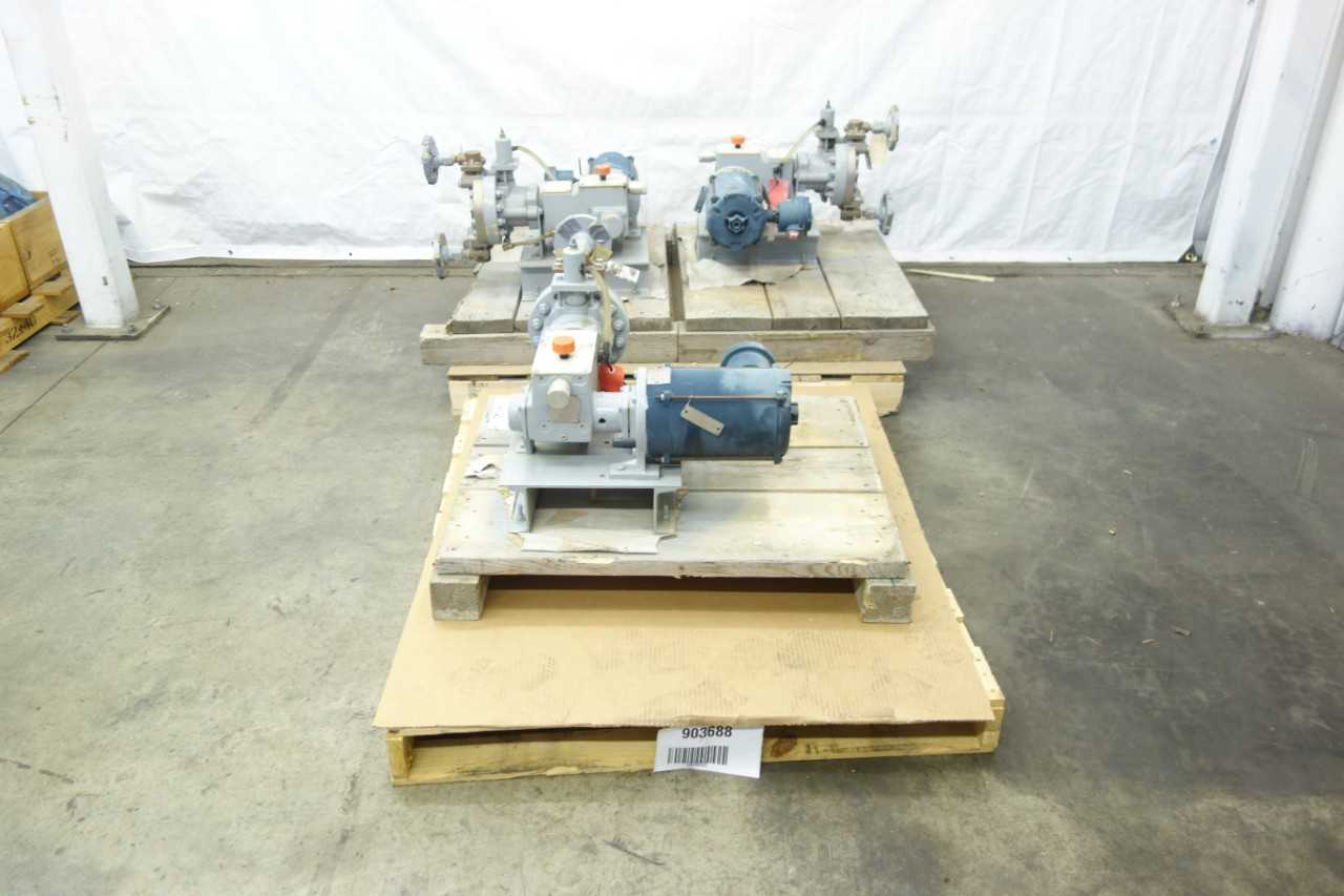 LOT OF 3 MILTON ROY 15CCM4SE 11NN11 CENTRIFUGAL PUMPS - CENTRIFUGAL PUMP