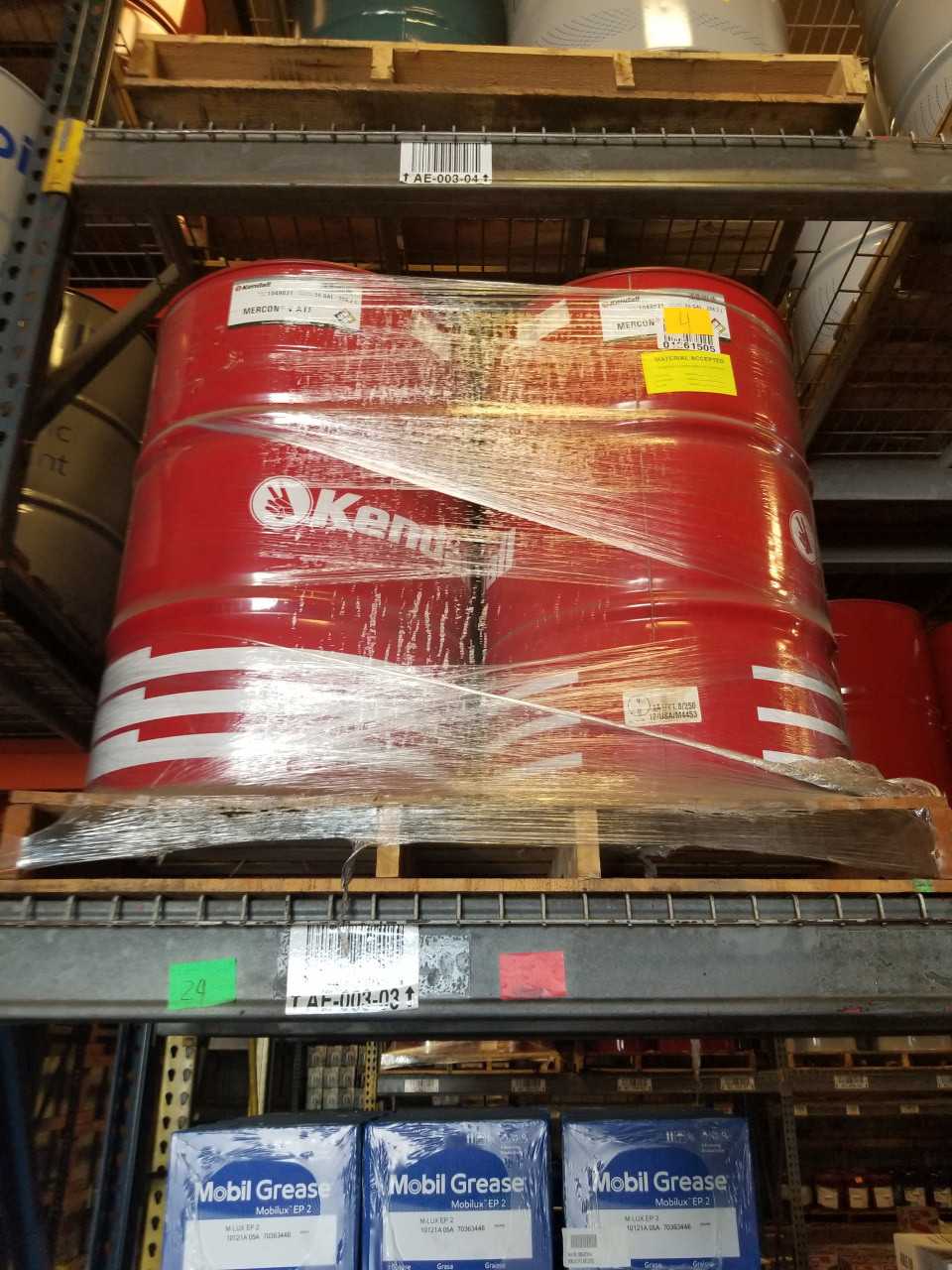 Lot of 8 Drums -  KENDALL MERCON V ATF 55GA (440 gallons total) - MISCELLANEOUS