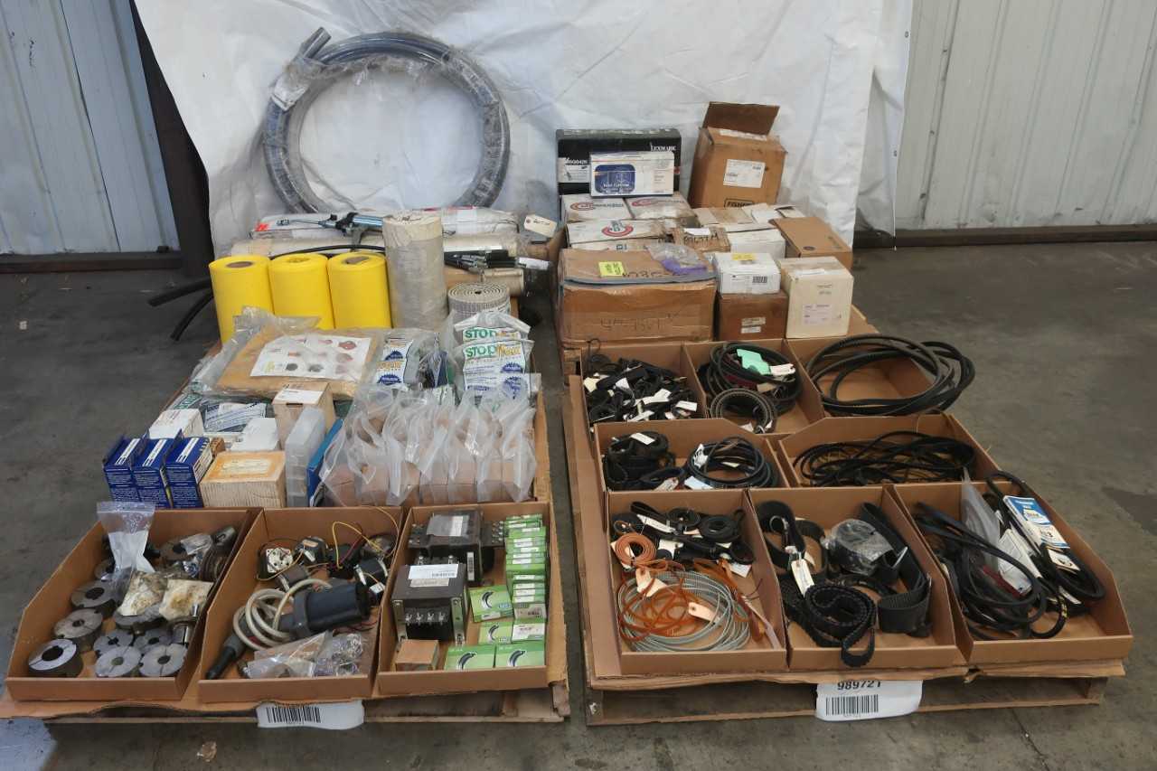4 PALLETS OF ASSORTED MRO - INDUSTRIAL PARTS