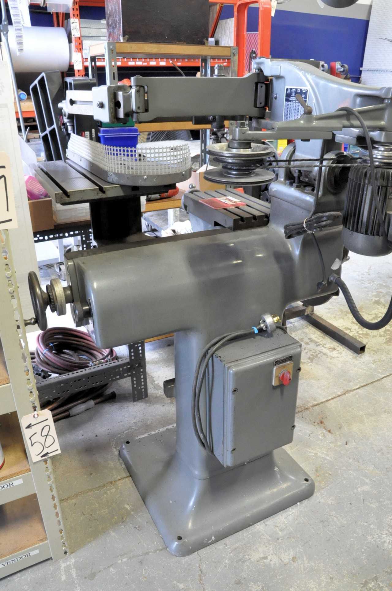 Deckel Model GK21, Pantograph Machine, S/n 8449, with Tooling, Supplies and Maintenance Parts on (4) Shelves - MACHINING ACCESSORIES & TOOLING
