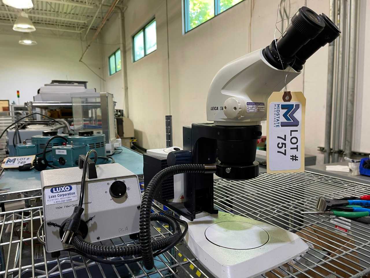 Luxo Leica S6E Microscope - LAB & SCIENTIFIC