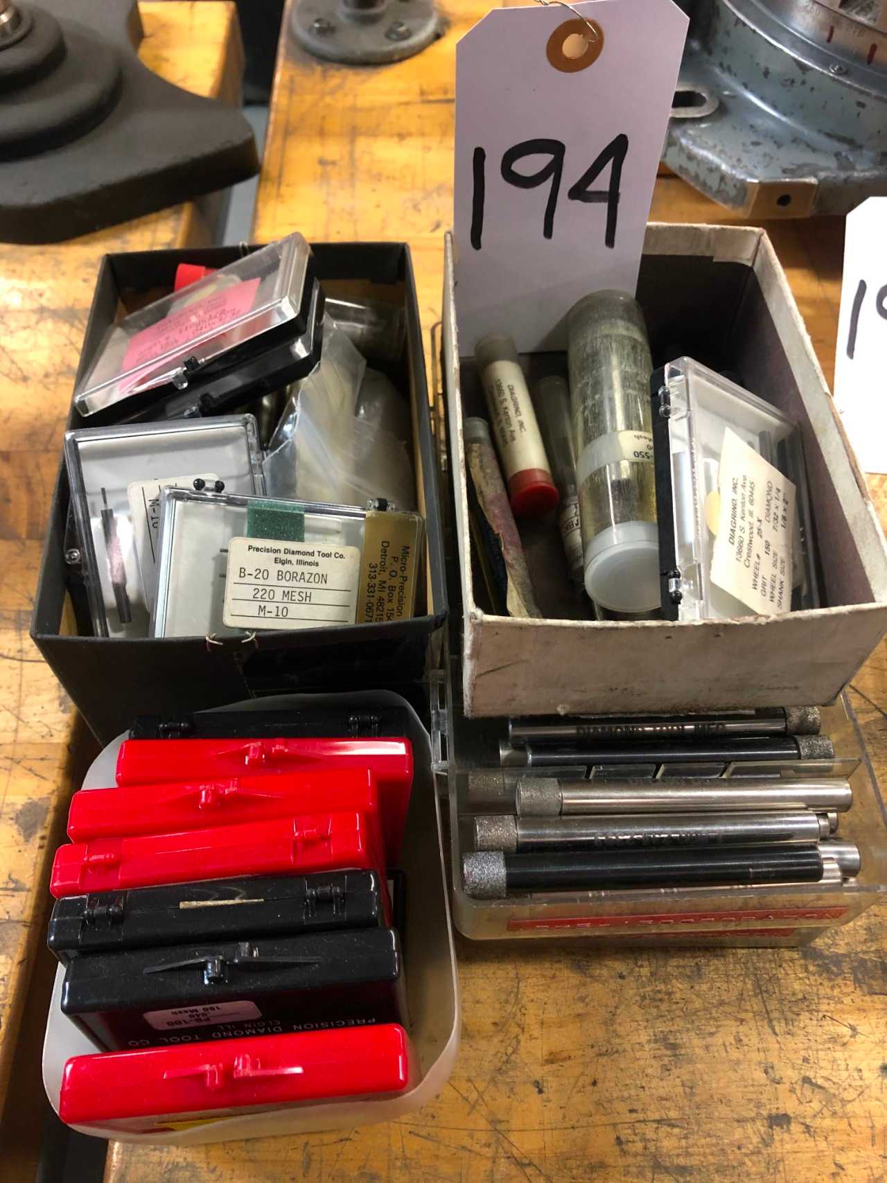 Lot of Diamond Tools, Resin Carbide Shanks - ELECTRIC POWER TOOLS