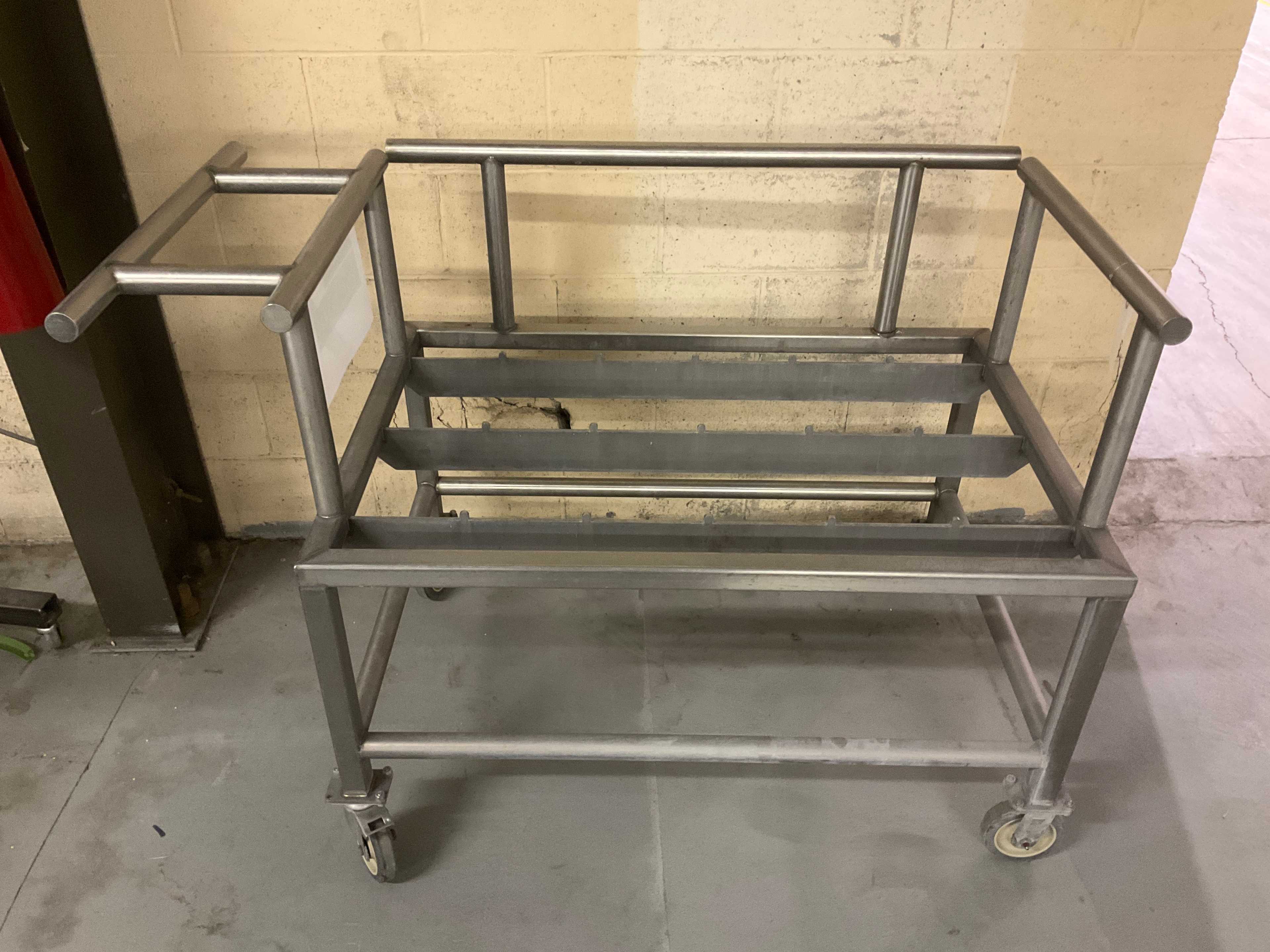 Lot of 2 Stainless Steel Carts