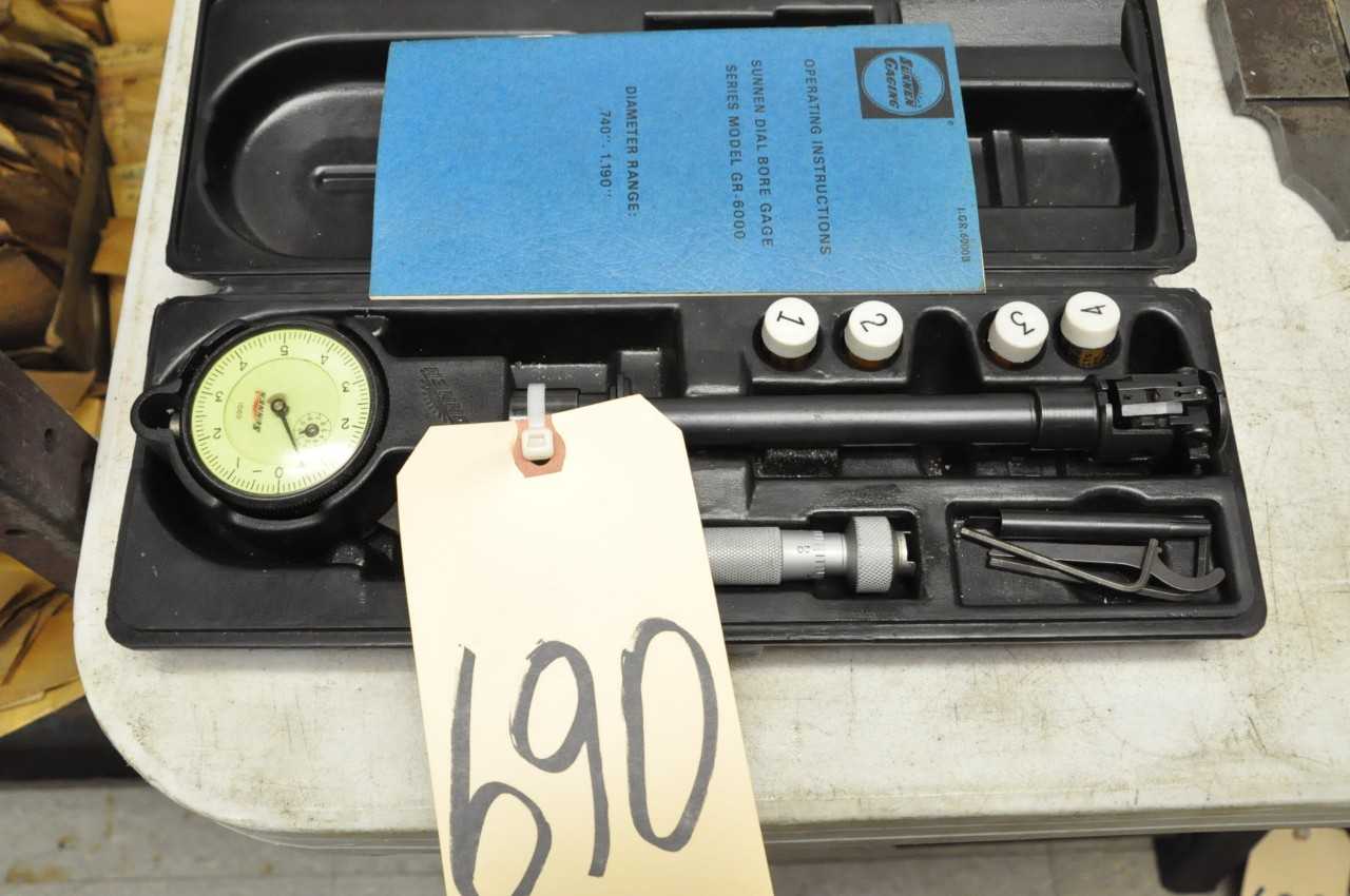 Sunnen Dial Bore Gauge with Case - ELECTRIC POWER TOOLS