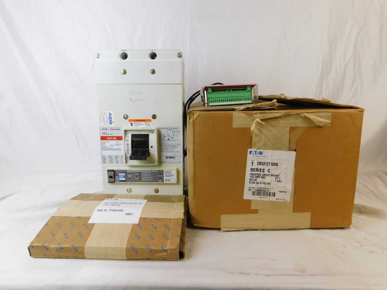- Quantity of 1 - Eaton CND3800T106W - MCCB - VALVES
