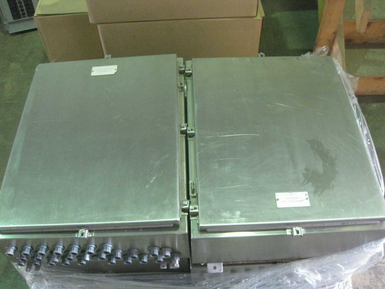 Hoffman SS ENCLOSURES A30H2408SSLP QTY 2 - ELECTRICAL ENCLOSURES