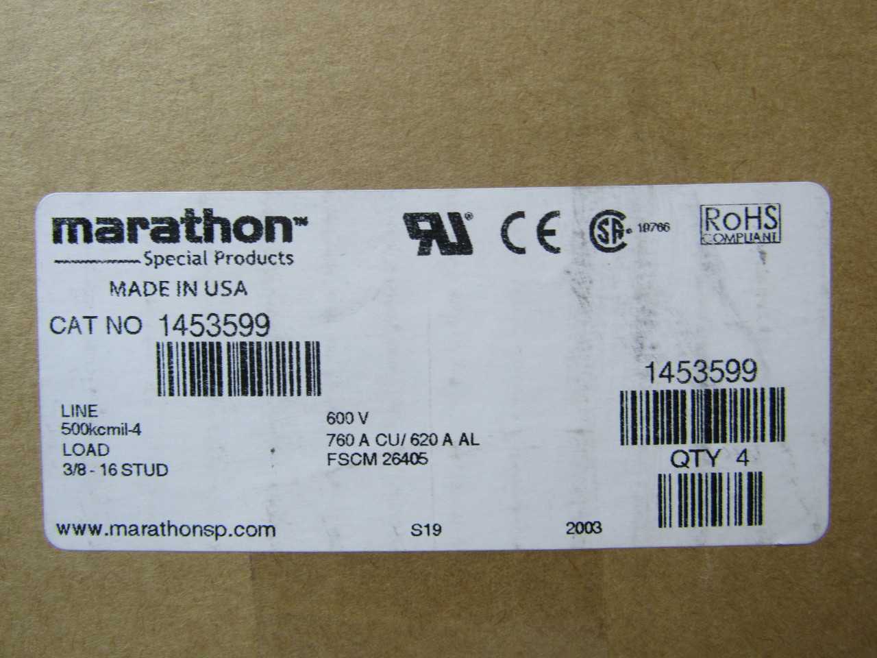 Quantity of 4x 1453599 Contacts - VALVES