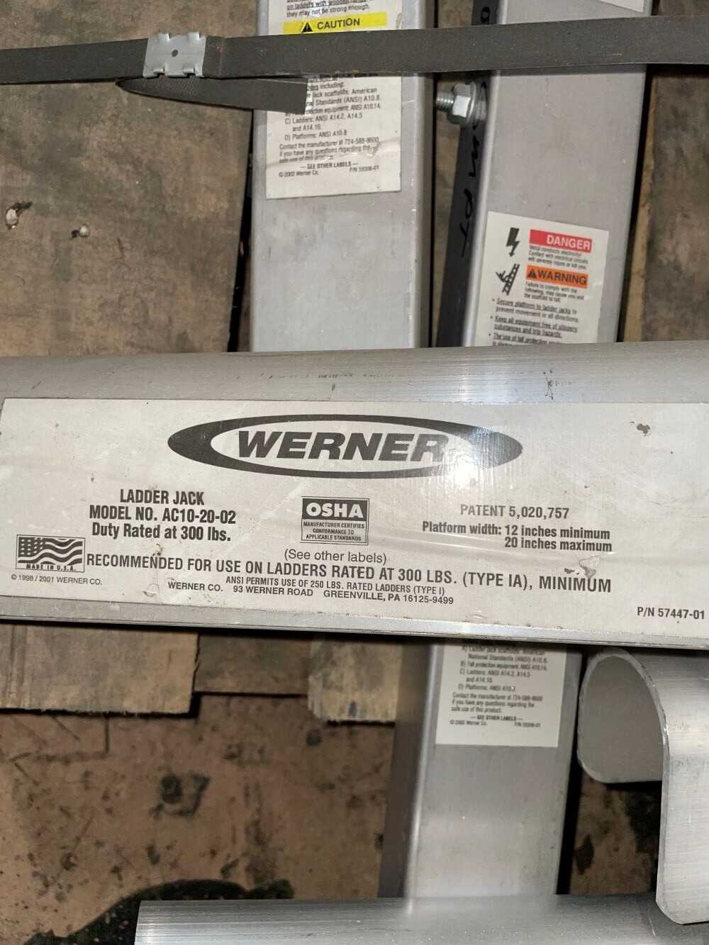 Ladder Jacks - MATERIAL HANDLING