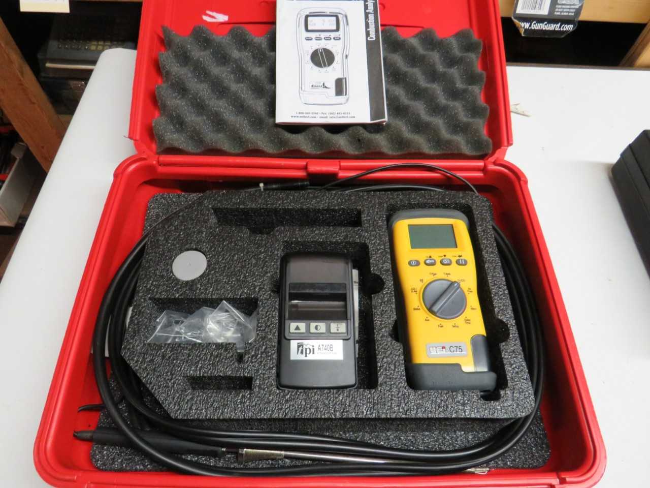 UEI C75 COMBUSTION ANALYZER KIT - ELECTRIC POWER TOOLS