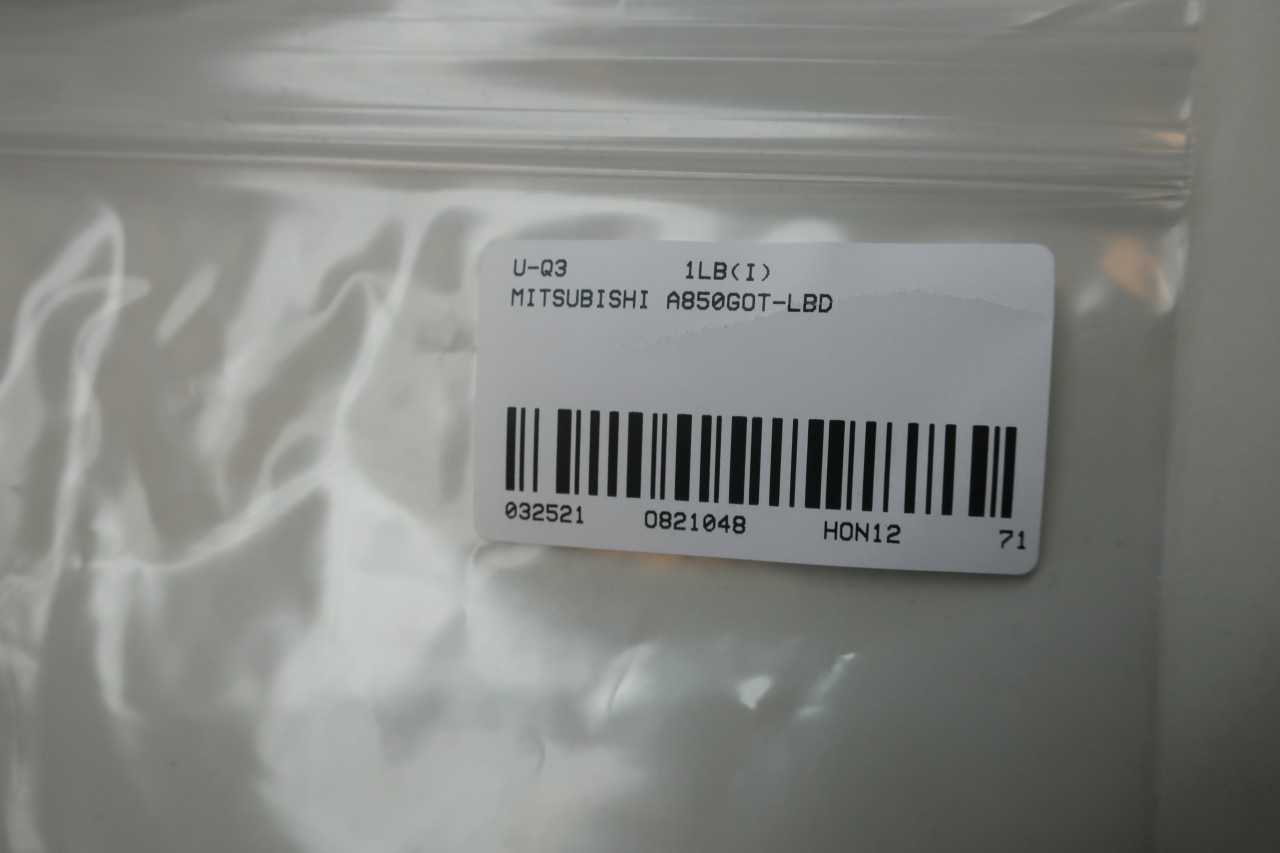 MITSUBISHI A850GOT-LBD GRAPHIC OPERATION TERMINAL - INDUSTRIAL PARTS
