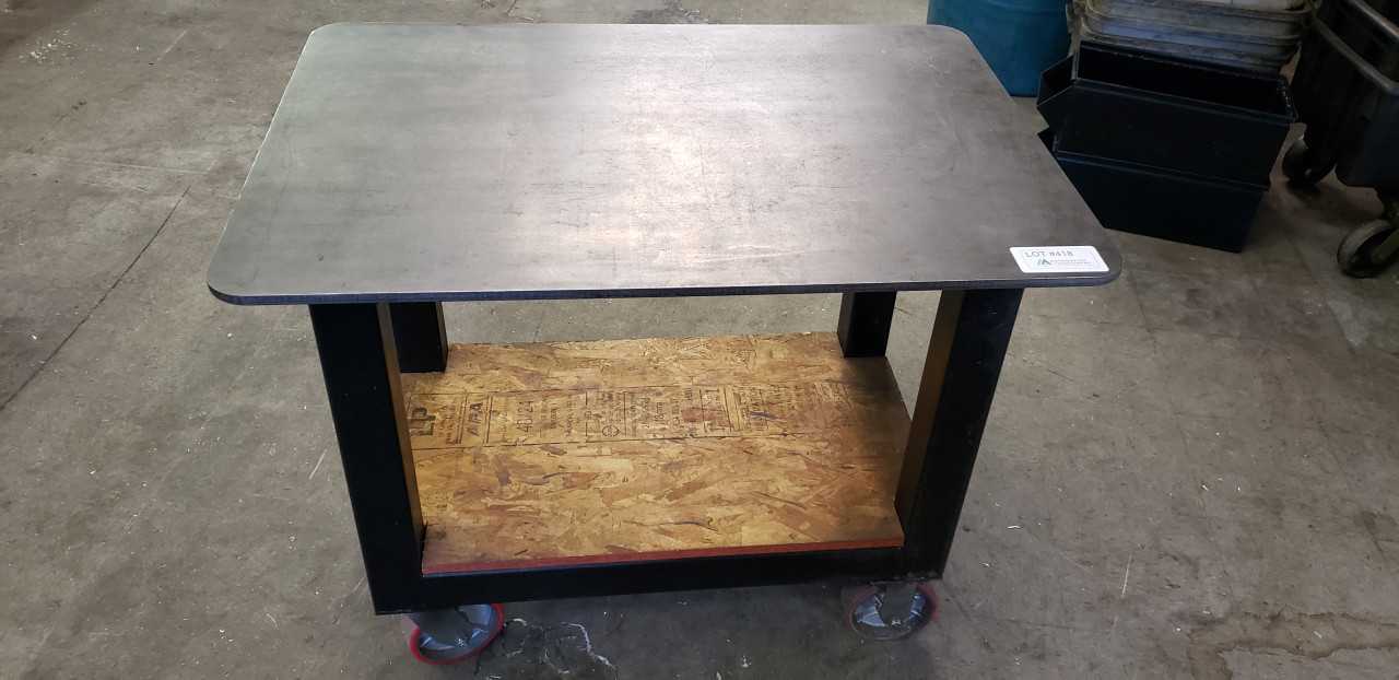 Heavy Steel Rolling Cart 24" x 36" - ROLLING CARTS Heavy Steel Rolling Cart 24" x 36" - ROLLING CARTS