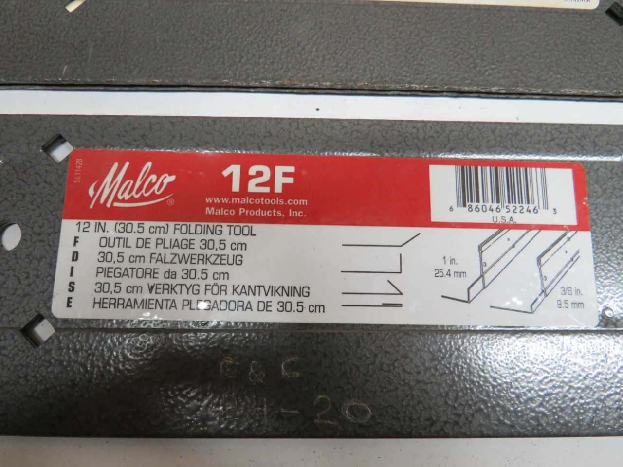 LOT OF 2 ASSORTED MALCO FOLDING TOOLS - ELECTRIC POWER TOOLS