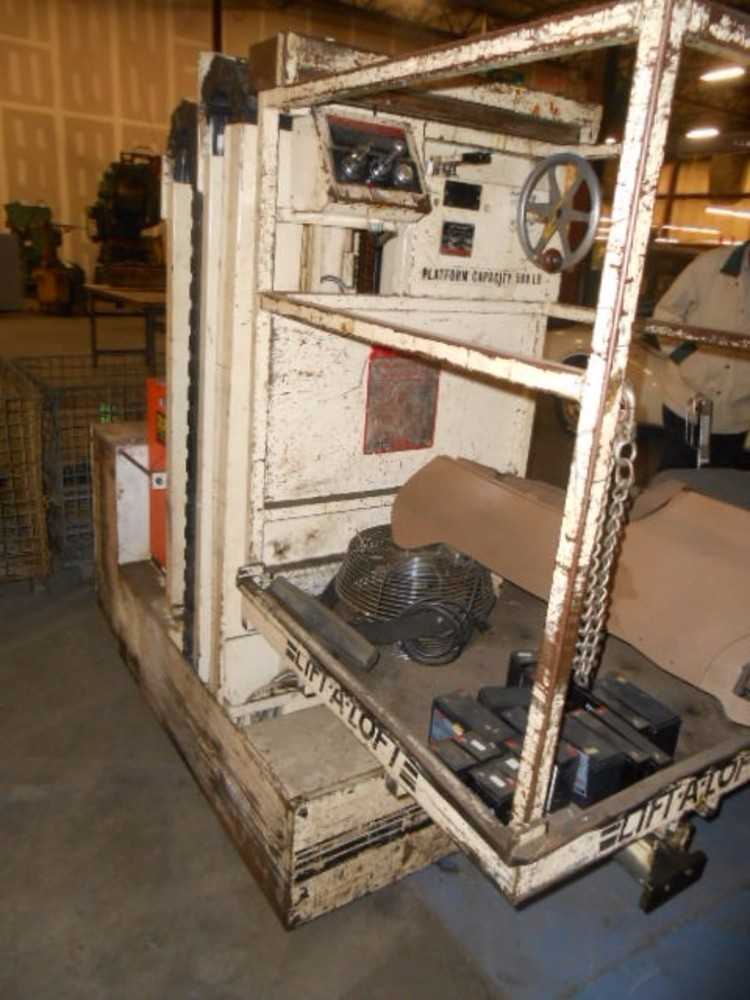 Lift-a-Loft Model KL-4, 6ft Lift Height, 500lb Capacity Man Lift - MATERIAL HANDLING