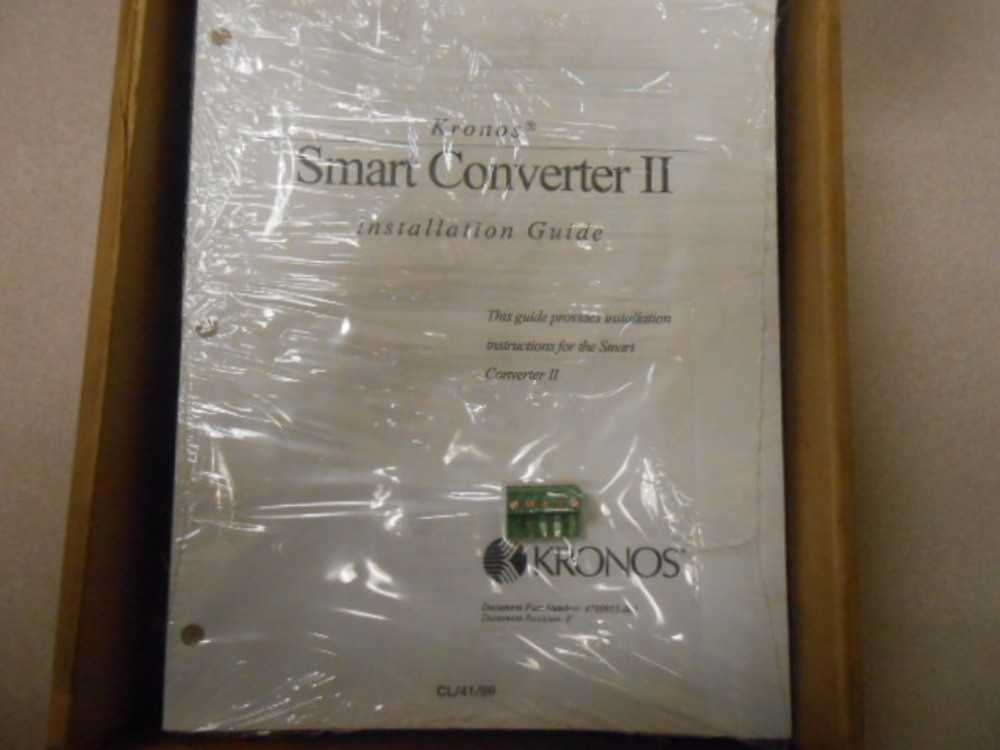 Kronos Smart Converter II 8600737-001 RS-232 Interface New - CONVERTERS