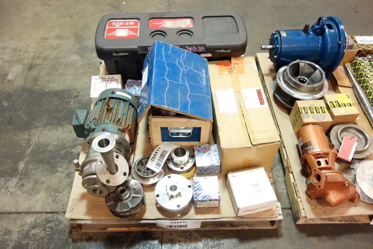 2 PALLETS OF ASSORTED PUMPS, PUMP PARTS, ACCESSORIES - PUMPS