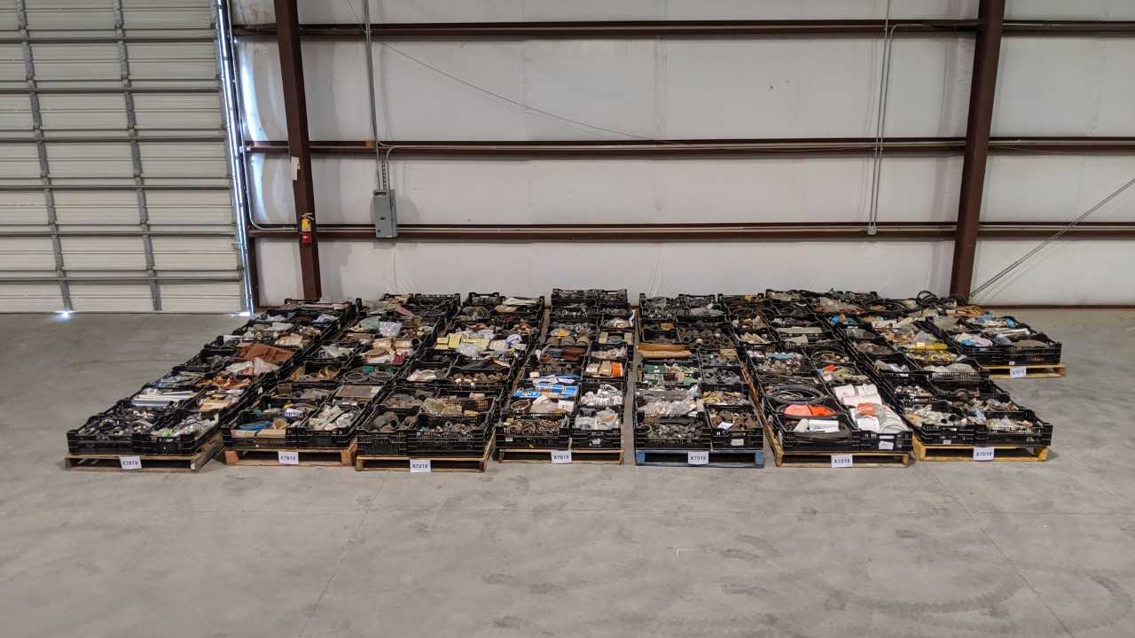 30 PALLETS OF ASSORTED PIPE FITTINGS, OIL SEALS, FASTENERS, PUMP PARTS, SEALS - PROCESS EQUIPMENT 30 PALLETS OF ASSORTED PIPE FITTINGS, OIL SEALS, FASTENERS, PUMP PARTS, SEALS - PROCESS EQUIPMENT
