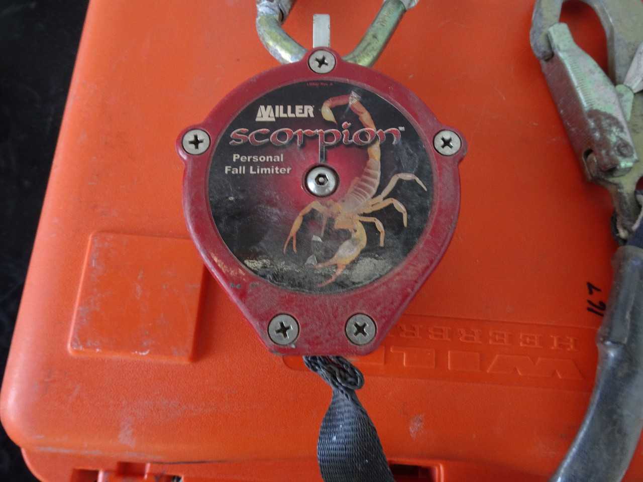 wild heerbrugg Pelican case & MILLER SAFETY YOYO/ FALL ARREST DEVICE - SAFETY EQUIPMENT