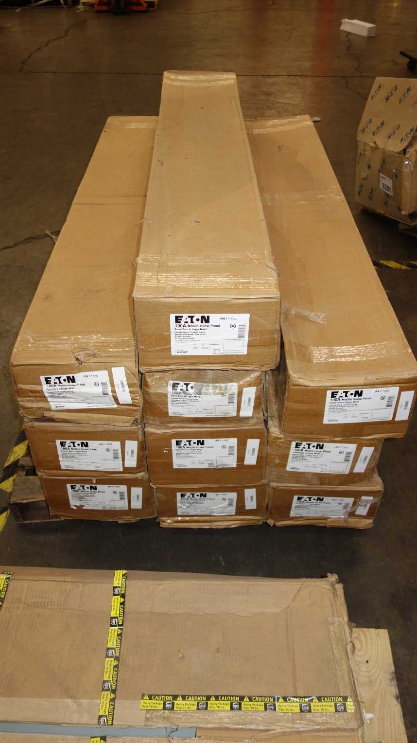 LOT OF 10 EATON 100A MOBILE HOME PANELS - ELECTRIC POWER TOOLS