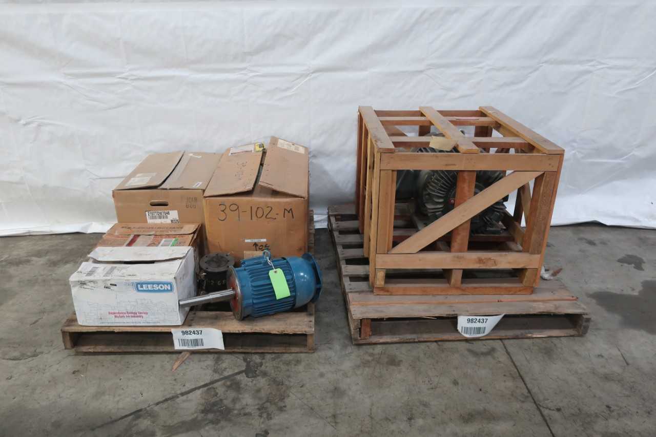 2 PALLETS OF ASSORTED ELECTRIC MOTORS - ELECTRIC MOTORS