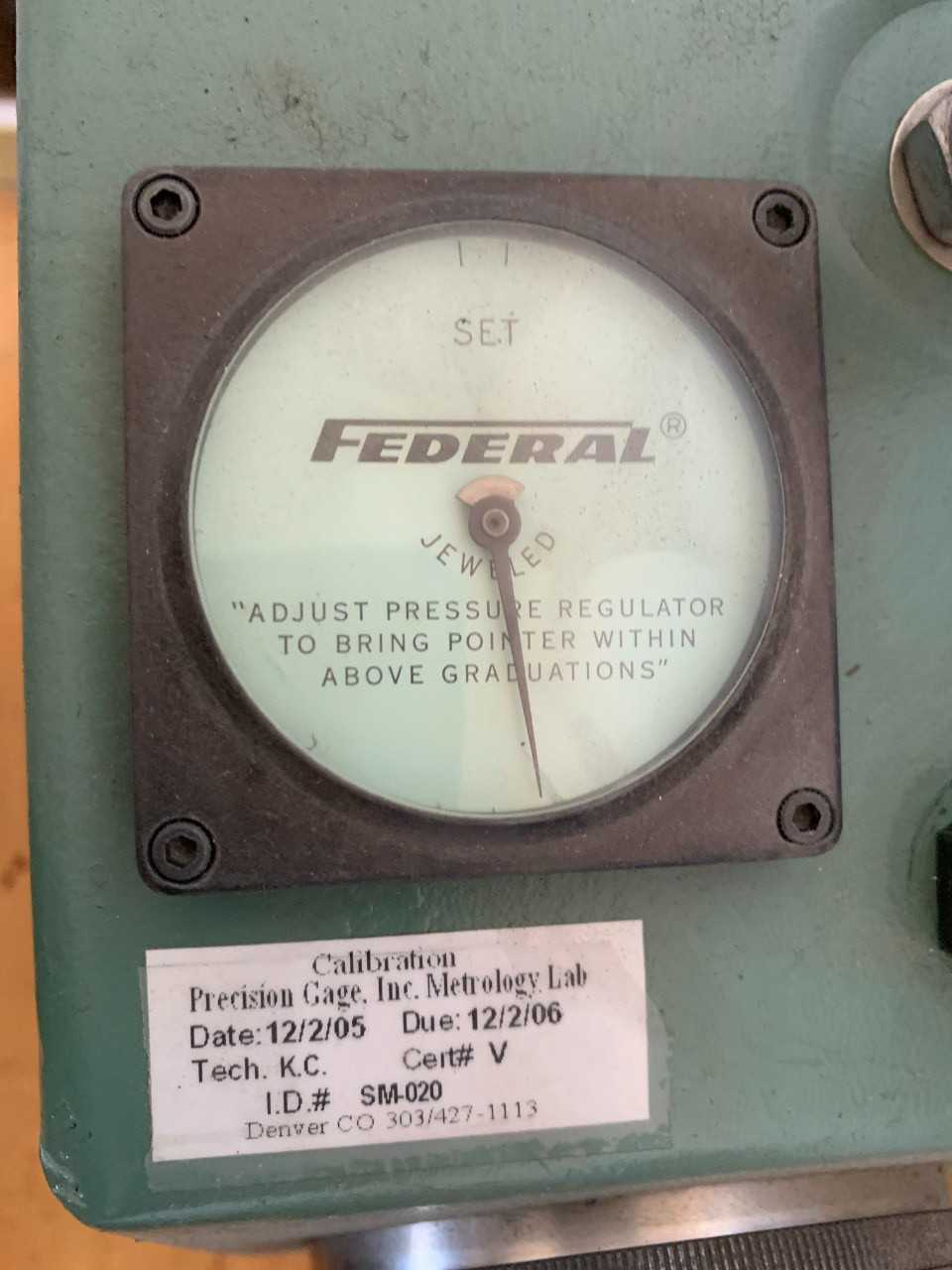Federal Precision Hole Drill - PROCESS EQUIPMENT