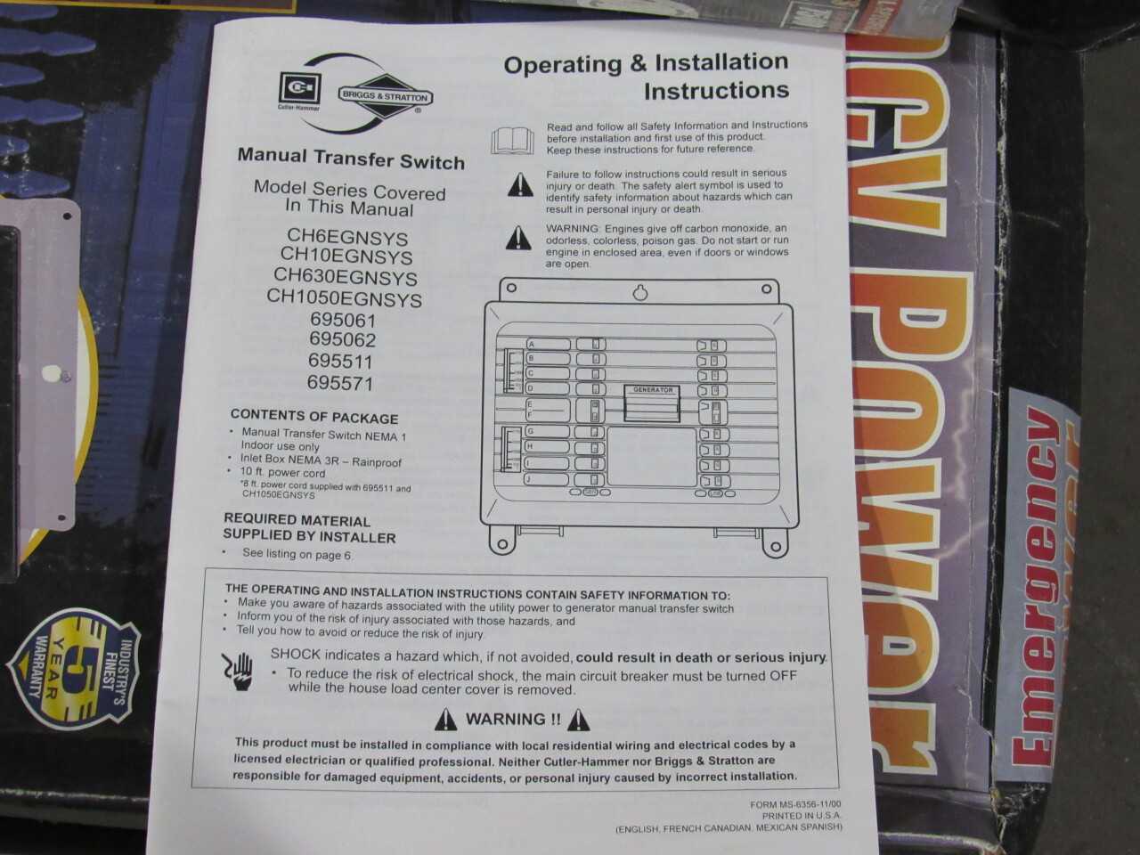 Cutler Hammer - SWITCHGEAR