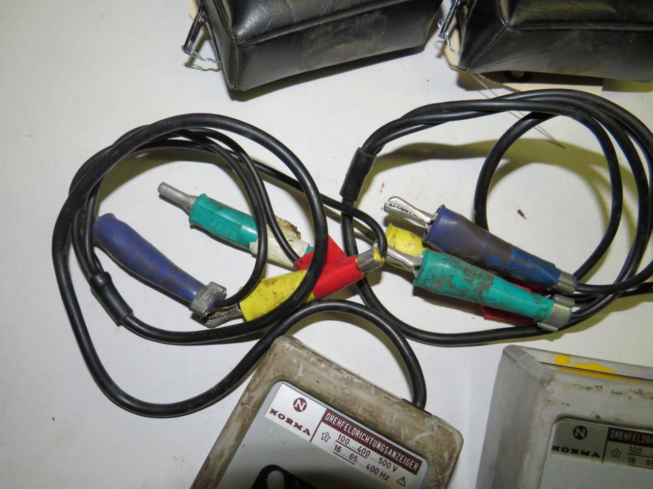 LOT OF 2 PHASE ROTATION METERS - ELECTRIC POWER TOOLS