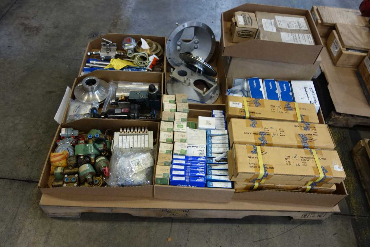 3 PALLETS OF ASSORTED MRO PUMPS/VALVES AND PARTS - INDUSTRIAL PARTS