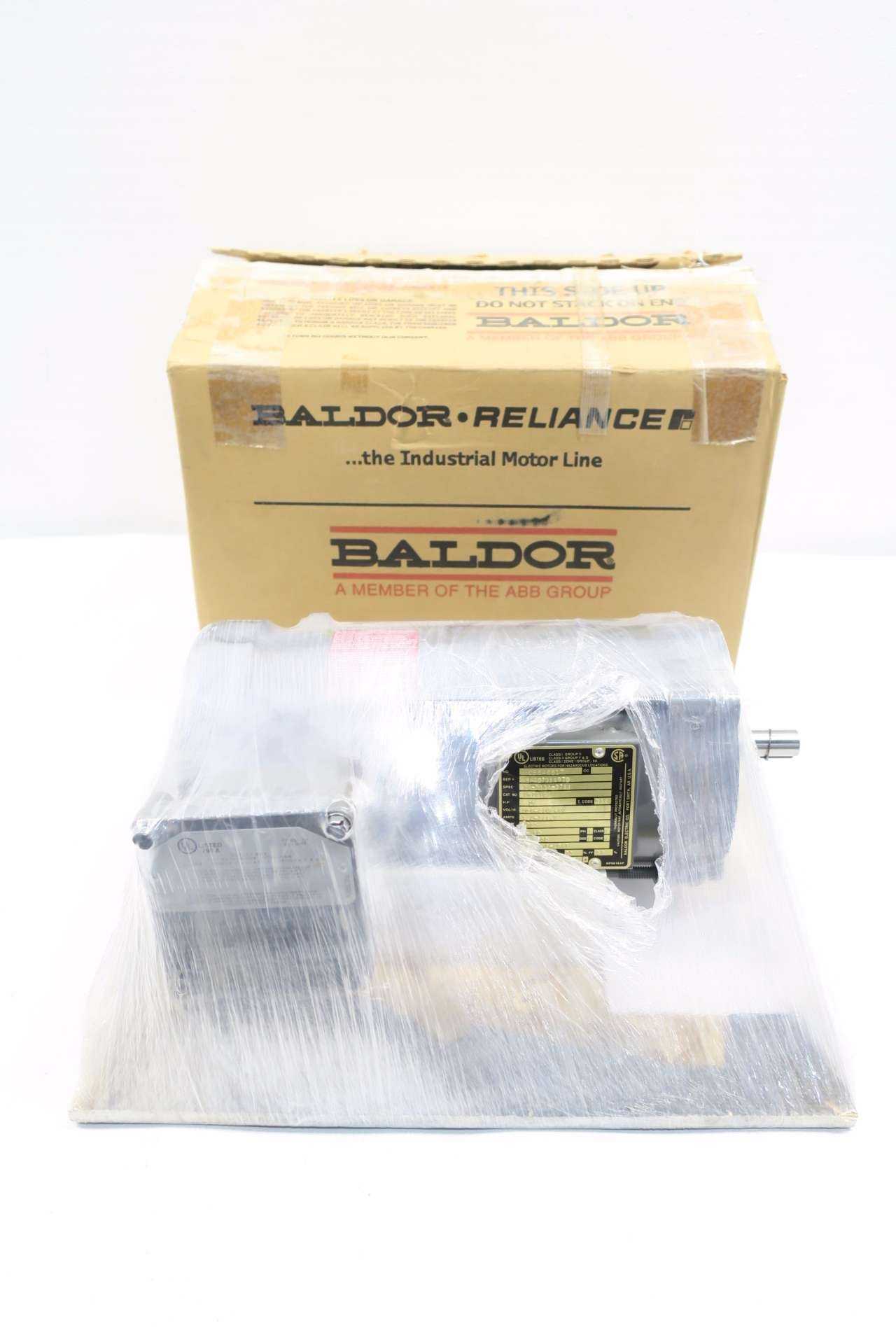 NEW BALDOR VM7010A 3/4 HP 460V-AC ELECTRIC MOTOR - ELECTRIC MOTORS