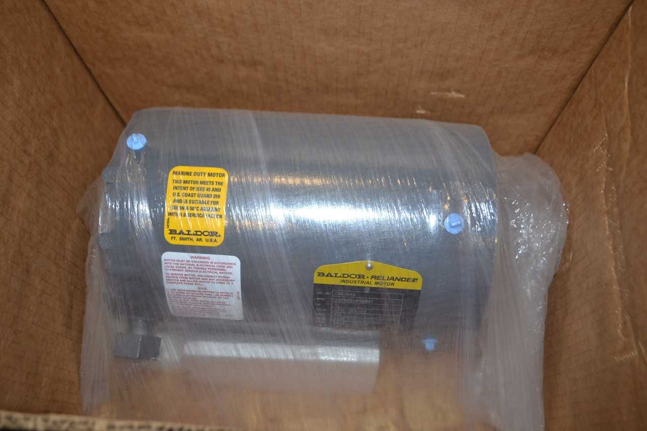 NEW BALDOR 099364Q 1 HP AC ELECTRIC MOTOR - ELECTRIC MOTORS