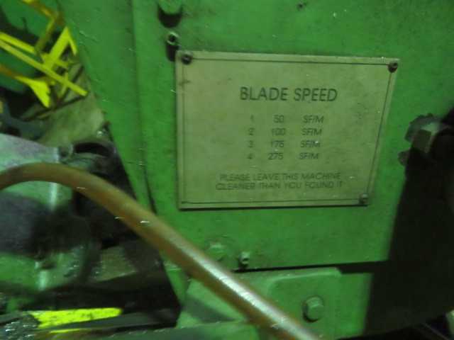 Wells 1000W Horizontal band saw - MISCELLANEOUS