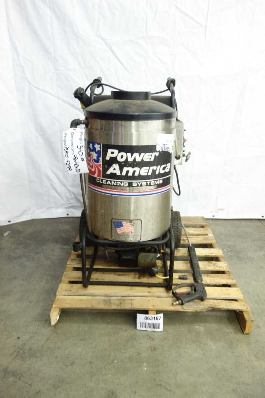 POWER AMERICA MODEL 1322 COMBINATION STEAM AND HIGH PRESSURE POWER WASHER - LAB & SCIENTIFIC