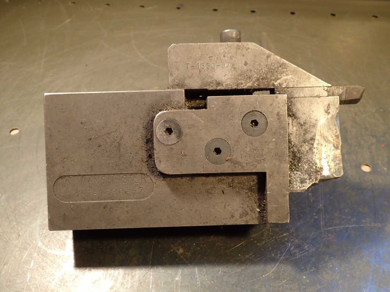 Manchester T-1330-87 Butt Brazed Carbide 7/16" Parting Grooving Tool 1.50" Block - HOLEMAKING TOOLS