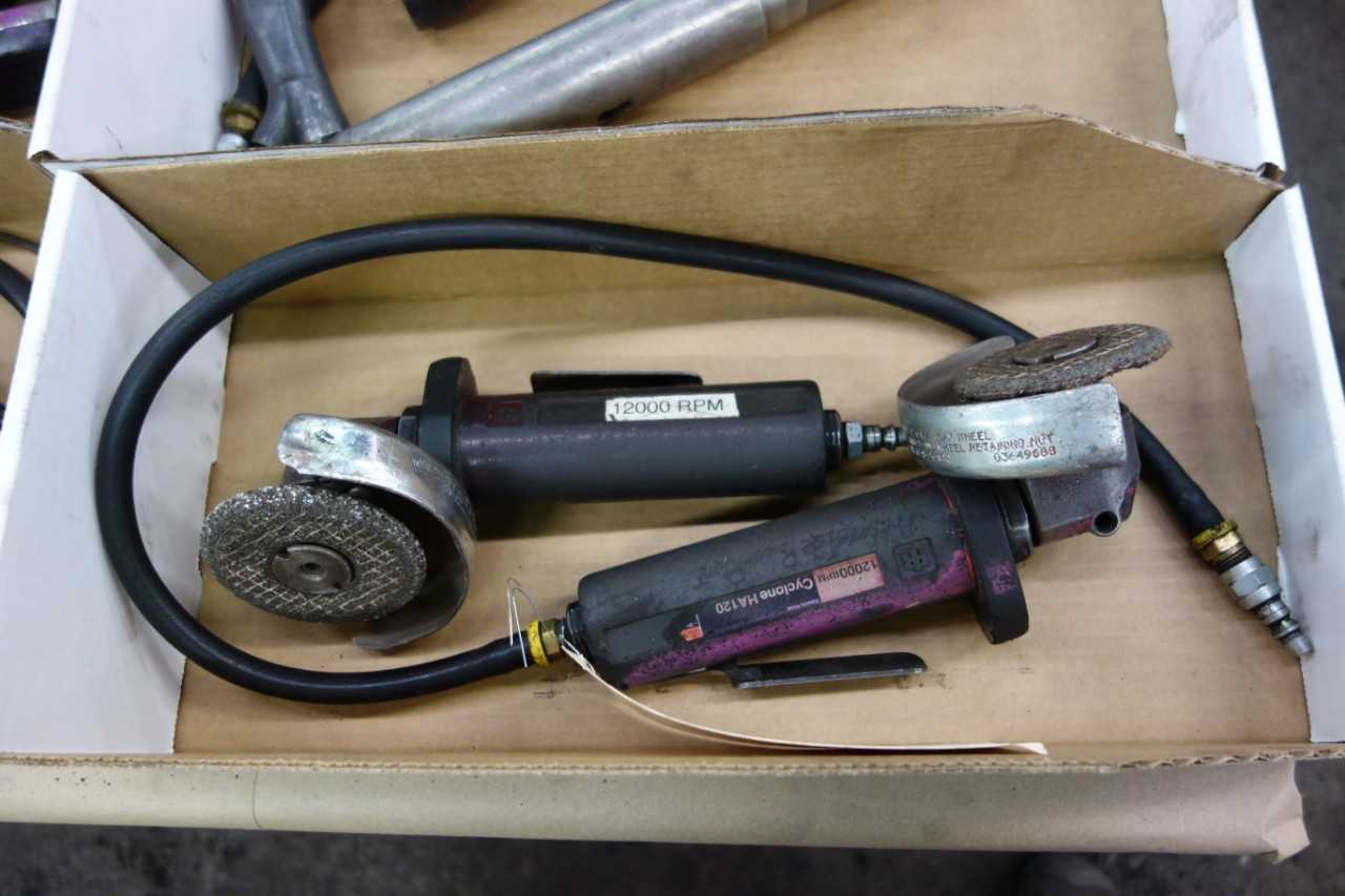 LOT OF 2 INGERSOLL RAND HA120 AIR GRINDER - PNEUMATIC POWER TOOL